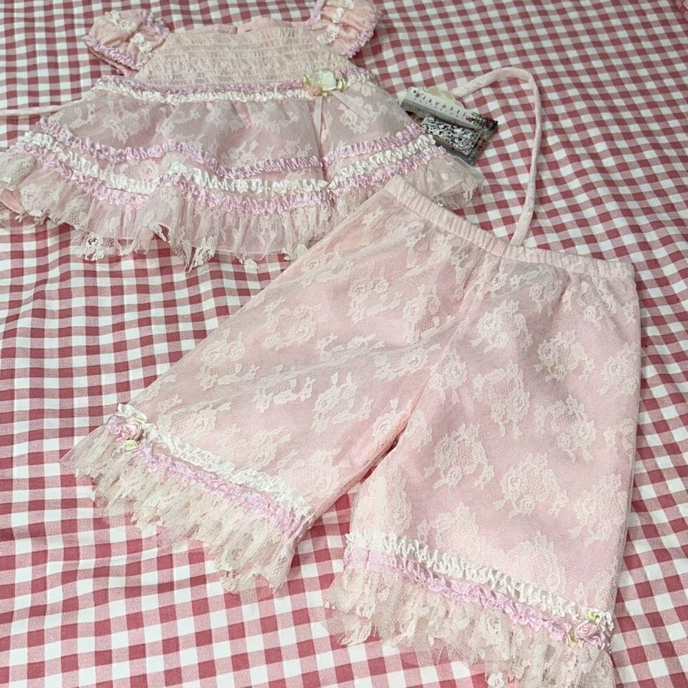 Baby biscotti tulle rosette outfit 24m